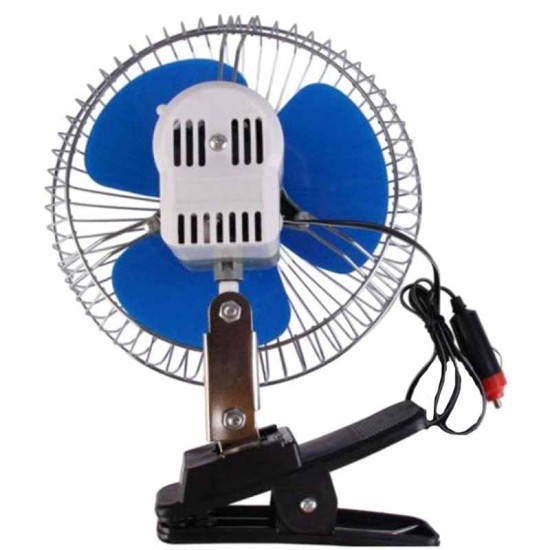 Ανεμιστήρας Περιστρεφόμενος  Νικελ 24 Volt 6" Με Κλιπ