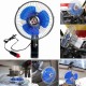 Ανεμιστήρας Περιστρεφόμενος  Νικελ 24 Volt 8" Με Κλιπ