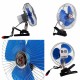 Ανεμιστήρας Περιστρεφόμενος  Νικελ 24 Volt 8" Με Κλιπ