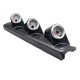 Βάση Για Όργανα Κολώνας Τριπλή (3 x 52mm) Carbon Look Prosport