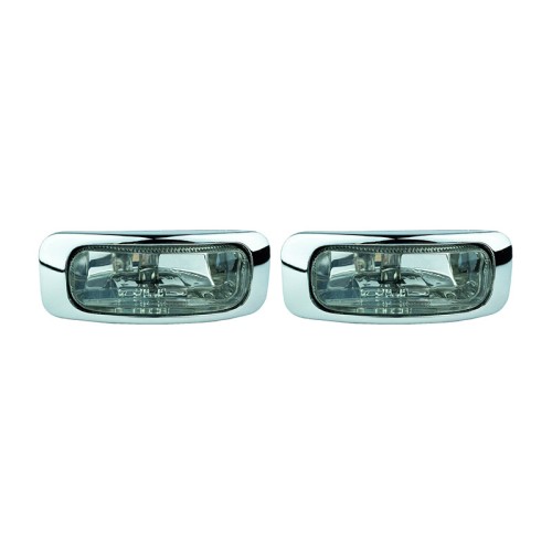 Προβολείς Universal 125x46mm H3 12V 55W LA-1100 16031 Λευκό 2 Τεμάχια