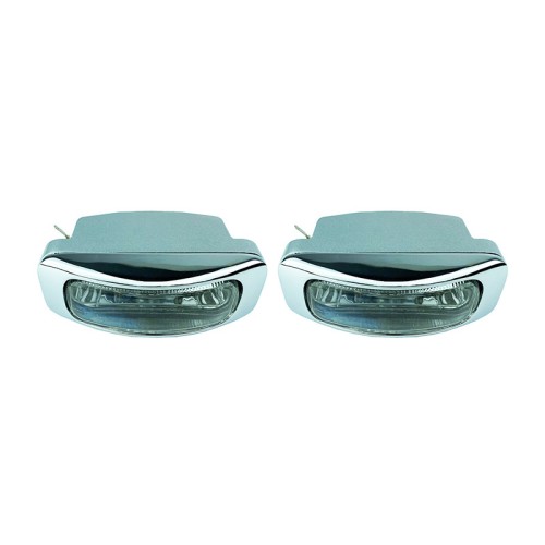Προβολείς Universal 125x46mm H3 12V 55W LA-1100 16031 Λευκό 2 Τεμάχια