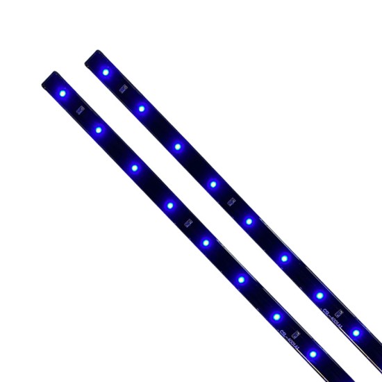 Διακοσμητικός Φωτισμός Led Ταινία 12Volt 40cm Μπλε 2 Τεμάχια
