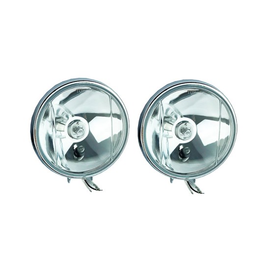 Προβολείς Στρόγγυλοι Universal Ø140mm H3 12V 55W LA-1515 16530 Λευκό 2 Τεμάχια