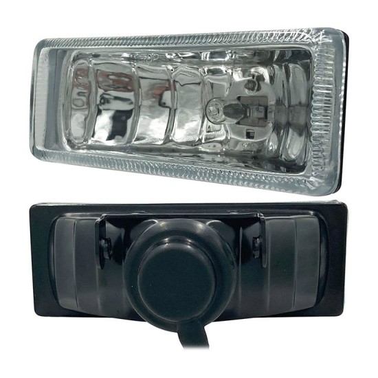 Προβολείς Ομίχλης Universal 126x46mm H3 12 Volt 55 Watt LA-V127 Λευκοί 2 Τεμάχια