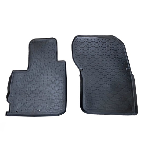 Πατάκια Σκαφάκια 3D Από Λάστιχο Για Peugeot 4007 2008-2012/ Citroen C-Crosser 2008-2013/ Mitsubishi Outlander 2007-2012 "Star Diamond" 3 Τεμάχια Μαύρα