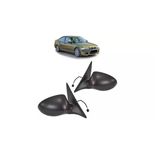 Καθρέπτες Για Bmw 3 E46 99-05 Sedan / Touring Ηλεκτρικά Ανακλινόμενοι / Ρυθμιζόμενοι/ Θερμαινόμενοι M3 Look Ζευγάρι 2 Τεμάχια