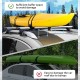 Μπάρες Οροφής Αλουμινίου Rackit Universal 120cm Railing System Σετ Με Πόδια Και Κλειδαριά Ασημί 2 Τεμάχια