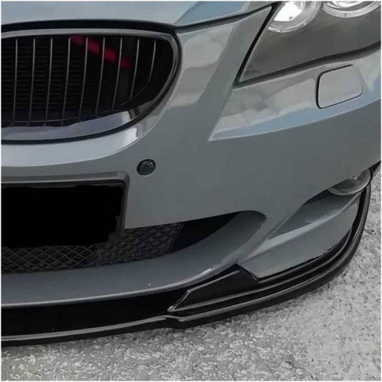 Μπροστινό Spoiler Για Bmw 5 E60 2003-2011 Hamman Look Γυαλιστερό Μαύρο Από Abs Πλαστικό 1 Τεμάχιο