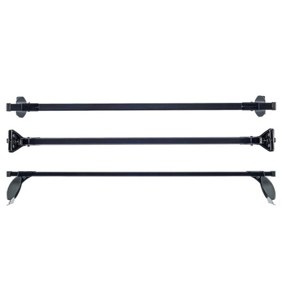 Μπάρες Οροφής Σιδερένιες CRUZ 921-102 Optima OS-125cm Μαύρες 2 Τεμάχια