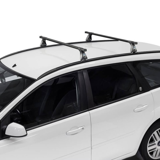 Μπάρες Οροφής Σιδερένιες CRUZ 921-102 Optima OS-125cm Μαύρες 2 Τεμάχια