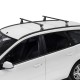 Μπάρες Οροφής Σιδερένιες CRUZ 921-102 Optima OS-125cm Μαύρες 2 Τεμάχια