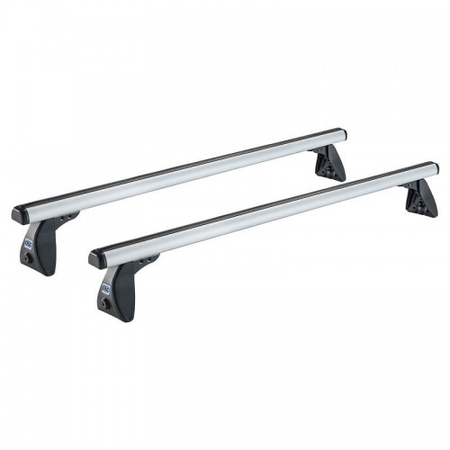 Μπάρες Οροφής Αλουμινίου CRUZ 924-026 Optima Alu S-128cm Ασημί 2 Τεμάχια