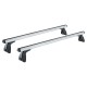 Μπάρες Οροφής Αλουμινίου CRUZ 924-026 Optima Alu S-128cm Ασημί 2 Τεμάχια