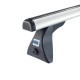 Μπάρες Οροφής Αλουμινίου CRUZ 924-026 Optima Alu S-128cm Ασημί 2 Τεμάχια