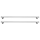 Μπάρες Οροφής Αλουμινίου CRUZ 924-026 Optima Alu S-128cm Ασημί 2 Τεμάχια