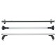 Μπάρες Οροφής Αλουμινίου CRUZ 924-026 Optima Alu S-128cm Ασημί 2 Τεμάχια
