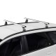 Μπάρες Οροφής Αλουμινίου CRUZ 924-026 Optima Alu S-128cm Ασημί 2 Τεμάχια