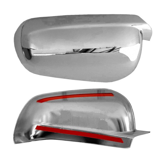 Καπάκια Καθρεφτών Για VW Golf IV (4) 98-04 , Bora 98-04 , Passat 3B 97-00 Μικρό - Μεγάλο Χρωμίου 2 Τεμάχια