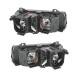 Μπροστινά Φανάρια Set Για Bmw 3 E36 92-98 Coupe/Cabrio Angel Eyes Μαύρα H7/H7 Depo