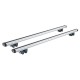 Μπάρες Οροφής Αλουμινίου CRUZ 924-066 Alu Cargo R-148cm Railing System Ασημί 2 Τεμάχια