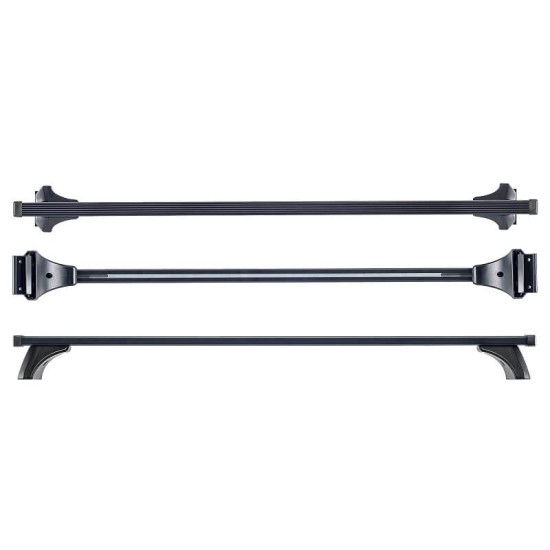 Μπάρες Οροφής Σιδερένιες CRUZ 921-305 Oplus ST-110cm Μαύρες 2 Τεμάχια