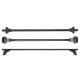 Μπάρες Οροφής Σιδερένιες CRUZ 921-305 Oplus ST-110cm Μαύρες 2 Τεμάχια