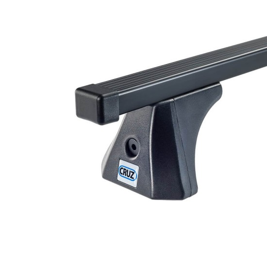 Μπάρες Οροφής Σιδερένιες CRUZ 921-360 Oplus SX-120cm Μαύρες 2 Τεμάχια