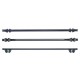Μπάρες Οροφής Σιδερένιες CRUZ 921-939 Oplus SR+150cm Railing System Μαύρες 2 Τεμάχια