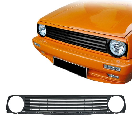 Μάσκα Για Vw Golf II (2) 83-92 Χωρίς Σήμα Μαύρη 1 Τεμάχιο