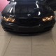 Μπροστινά Φανάρια Set Για Bmw 3 E46 Sedan/Caravan 99-01 Angel Eyes Μαύρα H7/H7 Με Μοτέρ Depo