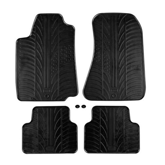 Πατάκια Αυτοκινήτου Gledring 0341 Alfa Romeo 159 2005-2011  Μαύρο 4 Τεμάχια