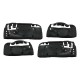 Μπάρες Οροφής Railing Για Bmw X6 E71 E72 08-15 (Roof Rails) Ασημί 2 Τεμάχια