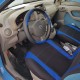 Καλύμματα Υφασμάτινα Super Sport All In One Μαύρο/Μπλε Σετ Εμπρός-Πίσω 11 Τεμάχια