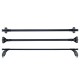 Μπάρες Οροφής Σιδερένιες CRUZ Cargo Spro-120cm 922-445 Σετ Με Πόδια Για VW Amarok 10+ 2 Τεμάχια