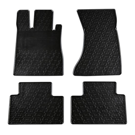 Πατάκια Αυτοκινήτου Gledring 0502 Mercedes W220 1998-2005 Μαύρο 4 Τεμάχια