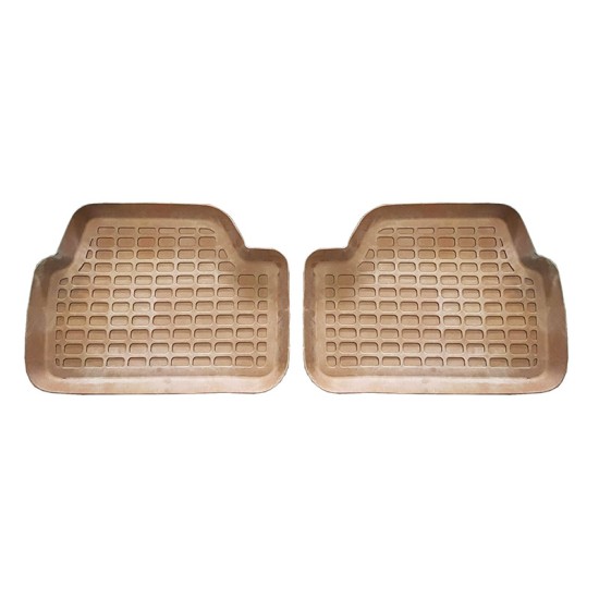 Πατάκια Σκαφάκια 3D Από Λάστιχο Για Bmw 1 E81 , E87 04-11 "Star Diamond" 4 Τεμάχια Μπεζ