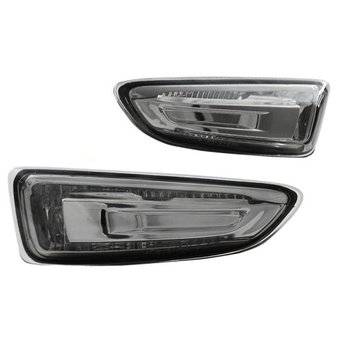 Πλαϊνά Φλας Φτερού Για Opel Astra J 10-16 Smoke 2 Τεμάχια