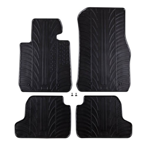 Πατάκια Αυτοκινήτου Gledring 0344 BMW Series 2 Coupe 2014- Μαύρο 4 Τεμάχια
