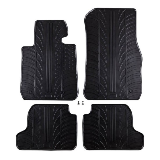 Πατάκια Αυτοκινήτου Gledring 0344 BMW Series 2 Coupe 2014- Μαύρο 4 Τεμάχια