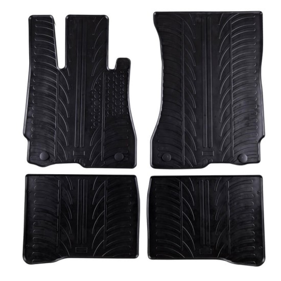Πατάκια Αυτοκινήτου Gledring 0501 Mercedes S-Class W221 2005-2013 Μαύρο 4 Τεμάχια
