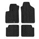 Πατάκια Αυτοκινήτου Gledring 0133 Fiat 500 2007-2012  Μαύρο 4 Τεμάχια