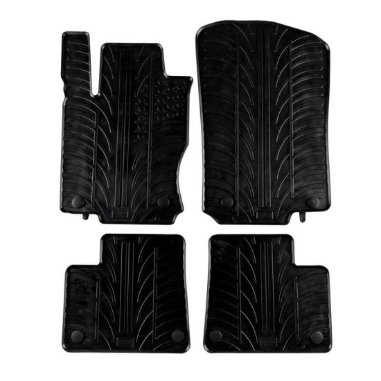 Πατάκια Αυτοκινήτου Gledring 0328 Mercedes GLE W166 2015-2019 / GLE C292 2015-2019 / ML W166 2011-2019 Μαύρο 4 Τεμάχια