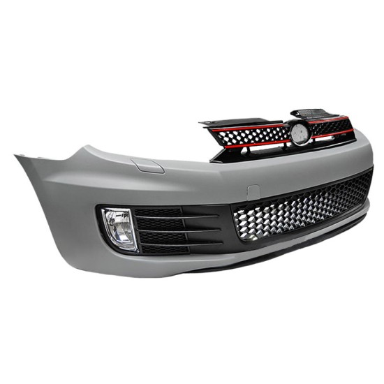 Μπροστινός Προφυλακτήρας Για VW Golf VI (6) 08-12 GTI Look Σετ Με Μάσκα Και Προβολείς