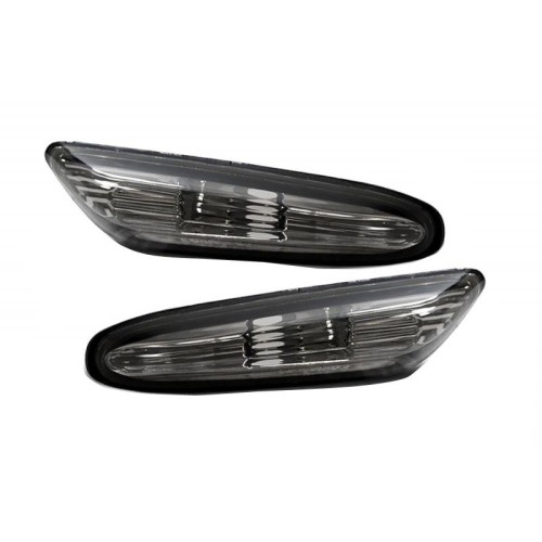 Πλαϊνά Φλας Φτερού Για Bmw 3 E46 Sedan 01-05 / Touring 01-05 / 5 E60/E61 03-10 / X3 E83 03-10 Smoke 2 Τεμάχια