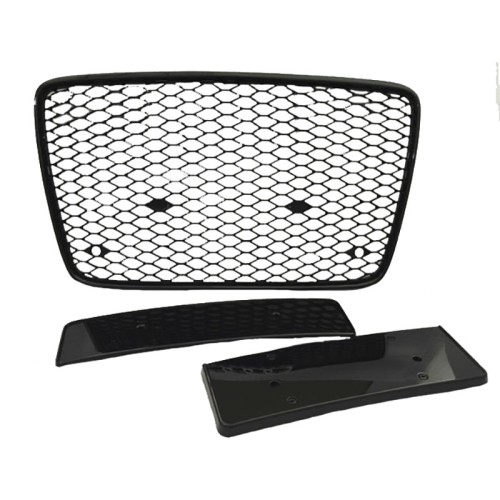Μάσκα Για Audi Q7 4L 05-15 RSQ7 Look Κυψελωτή Μαύρη 1 Τεμάχιο