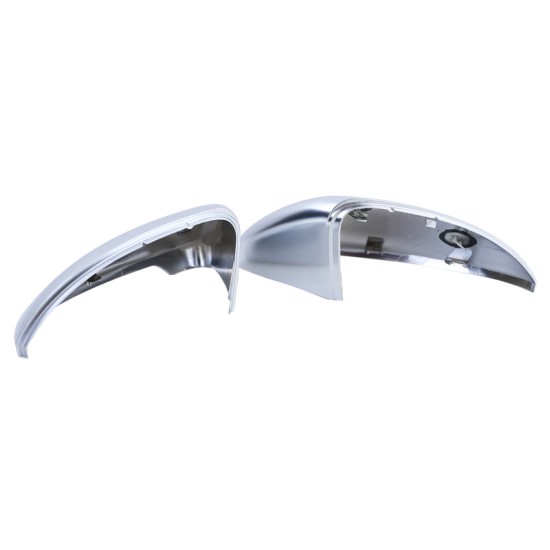 Καπάκια Καθρεφτών Για VW Golf VII (7) 12-20 / Touran 15+ Brushed Aluminium 2 Τεμάχια