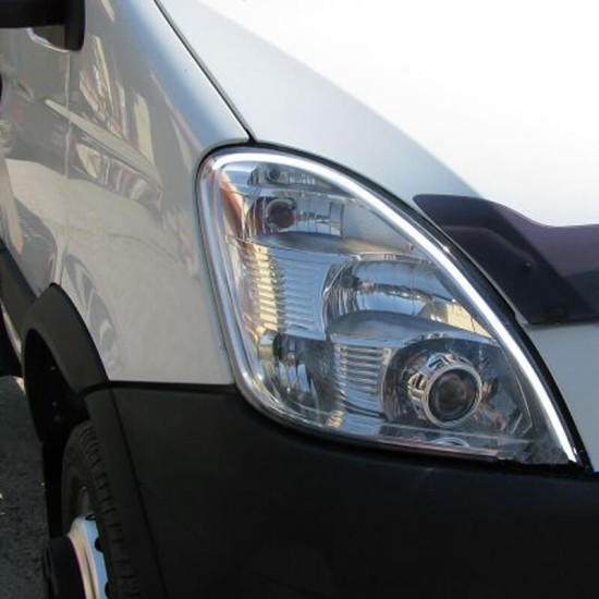 Προτζέκτορες Φαναριών Bi-Xenon Για Retrofit 2.5" H1 Με Καπάκια Χρώμιο 2 Τεμάχια