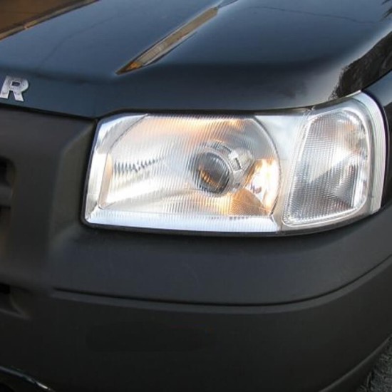 Προτζέκτορες Φαναριών Bi-Xenon Για Retrofit 2.5" H1 Με Καπάκια Χρώμιο 2 Τεμάχια