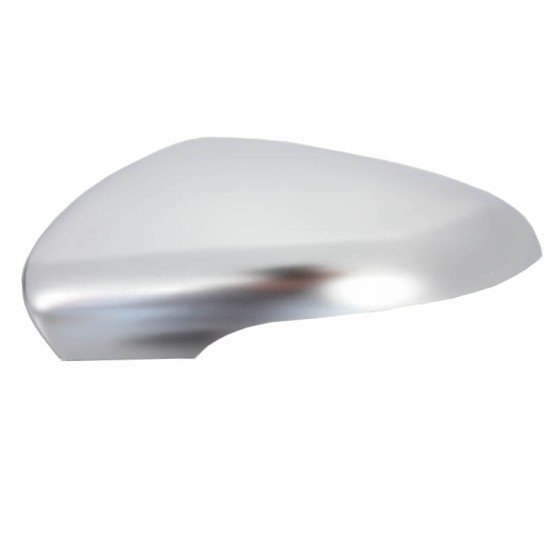 Καπάκια Καθρεφτών Για VW Golf VI (6) 08-12, Touran 10-15 Brushed Aluminium Πάνω-Κάτω Σετ 4 Τεμάχια